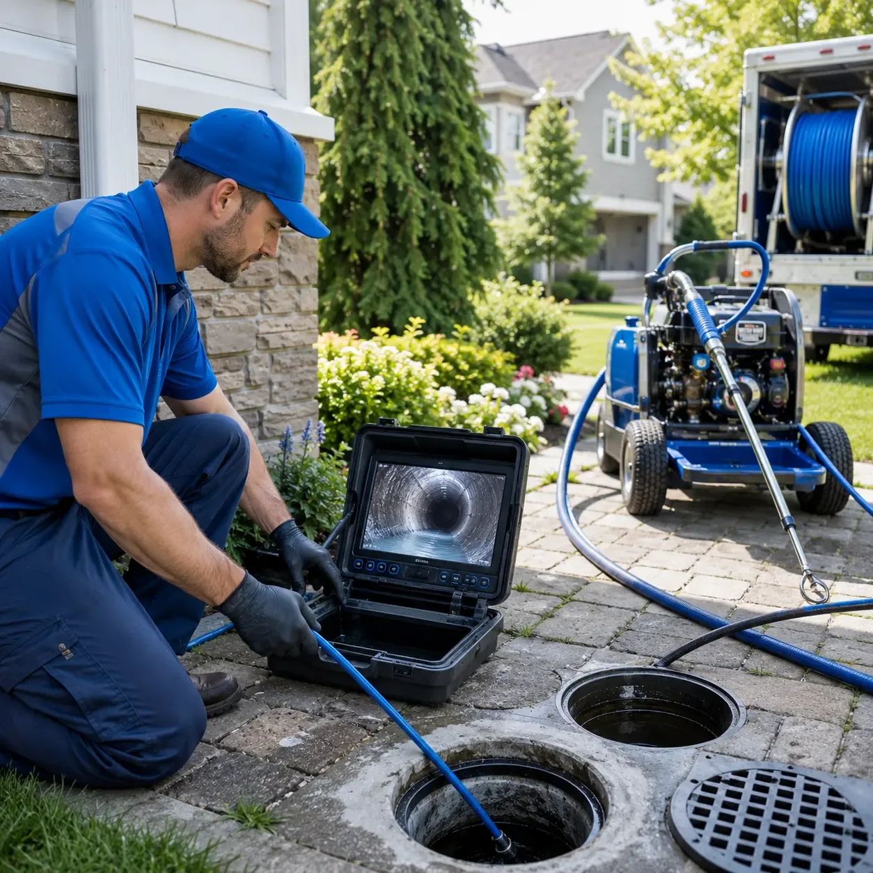 Outdoor drain cleaning professionals serving Earlville, IL